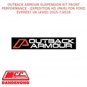 OUTBACK ARMOUR SUSPENSION KIT FRONT EXPD HD PAIR FITS FORD EVEREST UA 4WD15-7/18